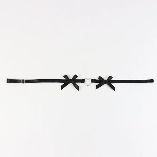 Bow Accent Thigh Garter Dark Feminine Alternative Fashion Accessory