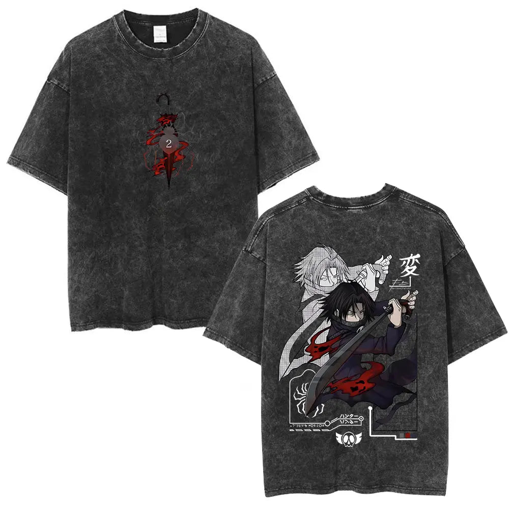 Anime Goth Shadow Warrior Oversized Vintage Graphic Streetwear T-Shirt