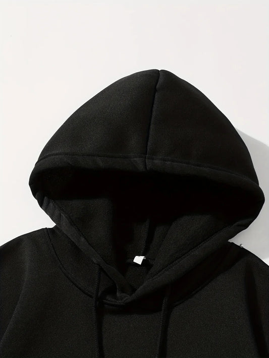 Distressed Cross Anime Goth Minimalist Streetwear Hoodie