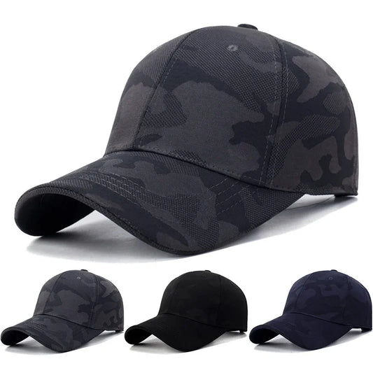 Minimalist Camouflage Corduroy Baseball Cap with Adjustable Fit for Casual Outdoor Streetwear Fashion