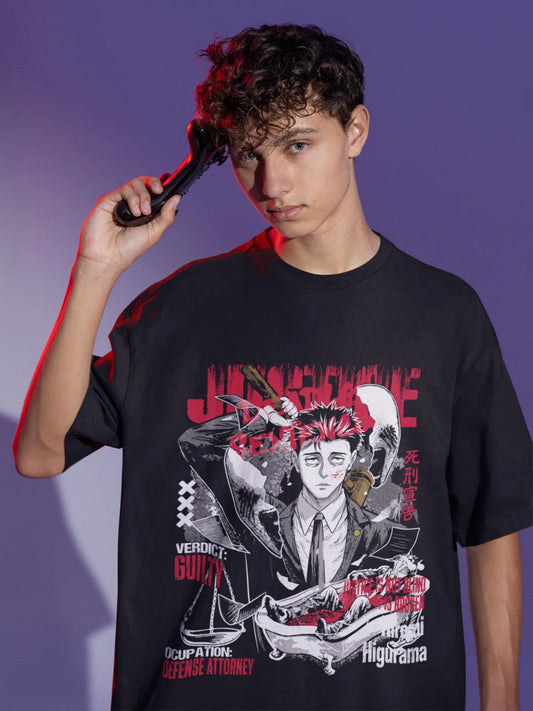 Goth Manga Streetwear Tee with Dark Chaos Graphic Artwork Design