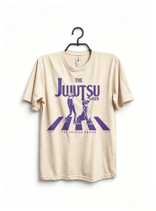 Minimal Anime Energy Oversized Retro Streetwear Graphic Cotton T-Shirt
