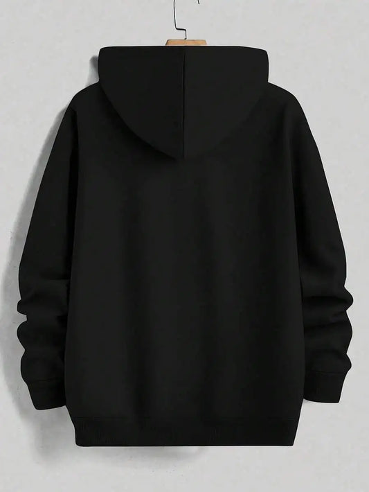 Minimalist Anime Graphic Hoodie with Kawaii Manga Portrait Artwork
