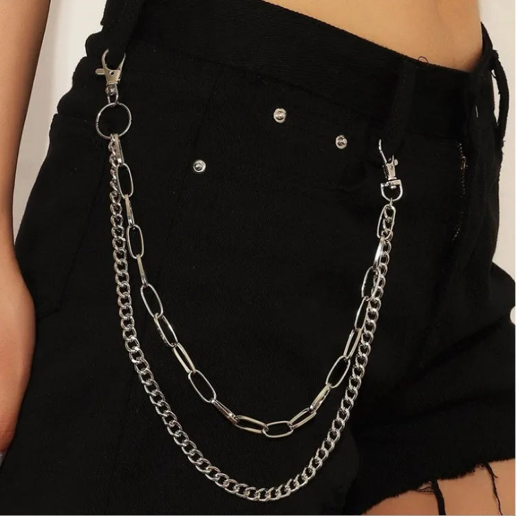 Double Layer Ring Chain for Punk, Grunge and Alternative Streetwear