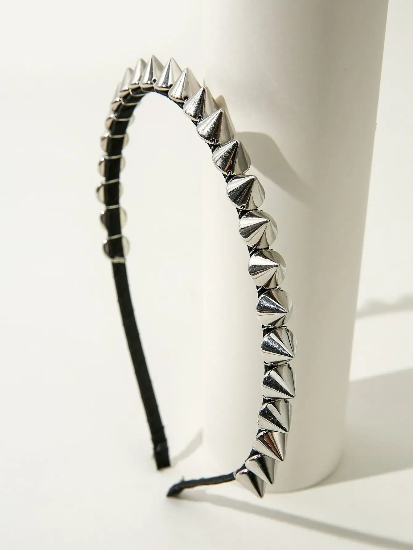 Punk Spike Headband Studded Alternative Streetwear Statement Hair Accessory