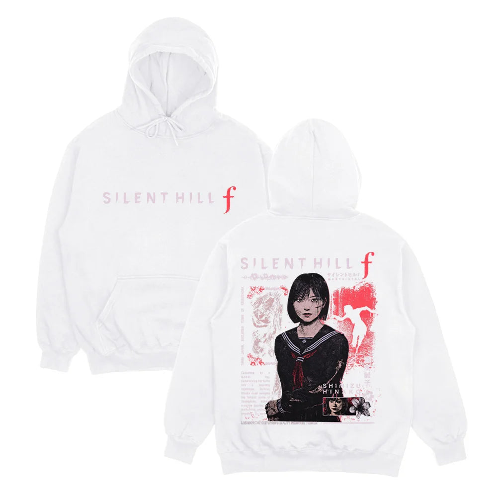 Dark Graphic Streetwear Hoodie with Front and Back Artwork Relaxed Urban Fit