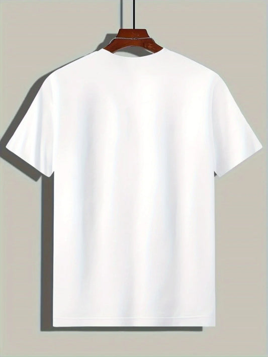 Oversized Cartoon Graphic Cotton T-Shirt with Vintage Streetwear Illustration Print