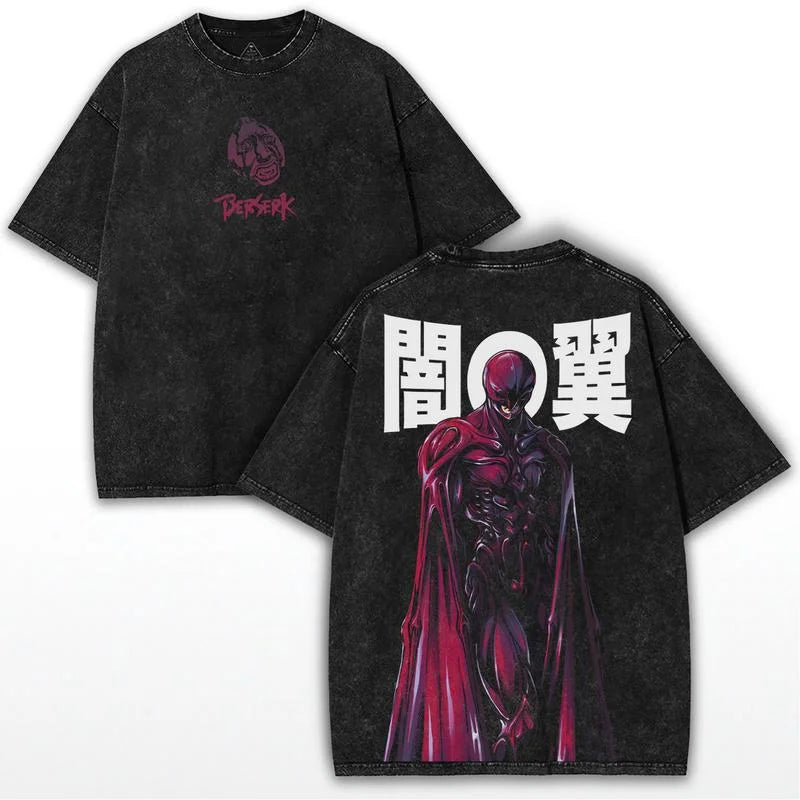 Dark Anime Goth Oversized Graphic Streetwear Fashion Tee
