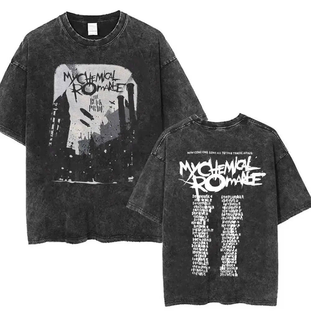 Distressed Anime Goth Oversized Alternative Streetwear Shirt