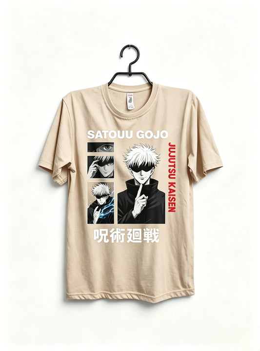 Mystic Sorcerer Anime Graphic Oversized Streetwear Cotton Casual T-Shirt