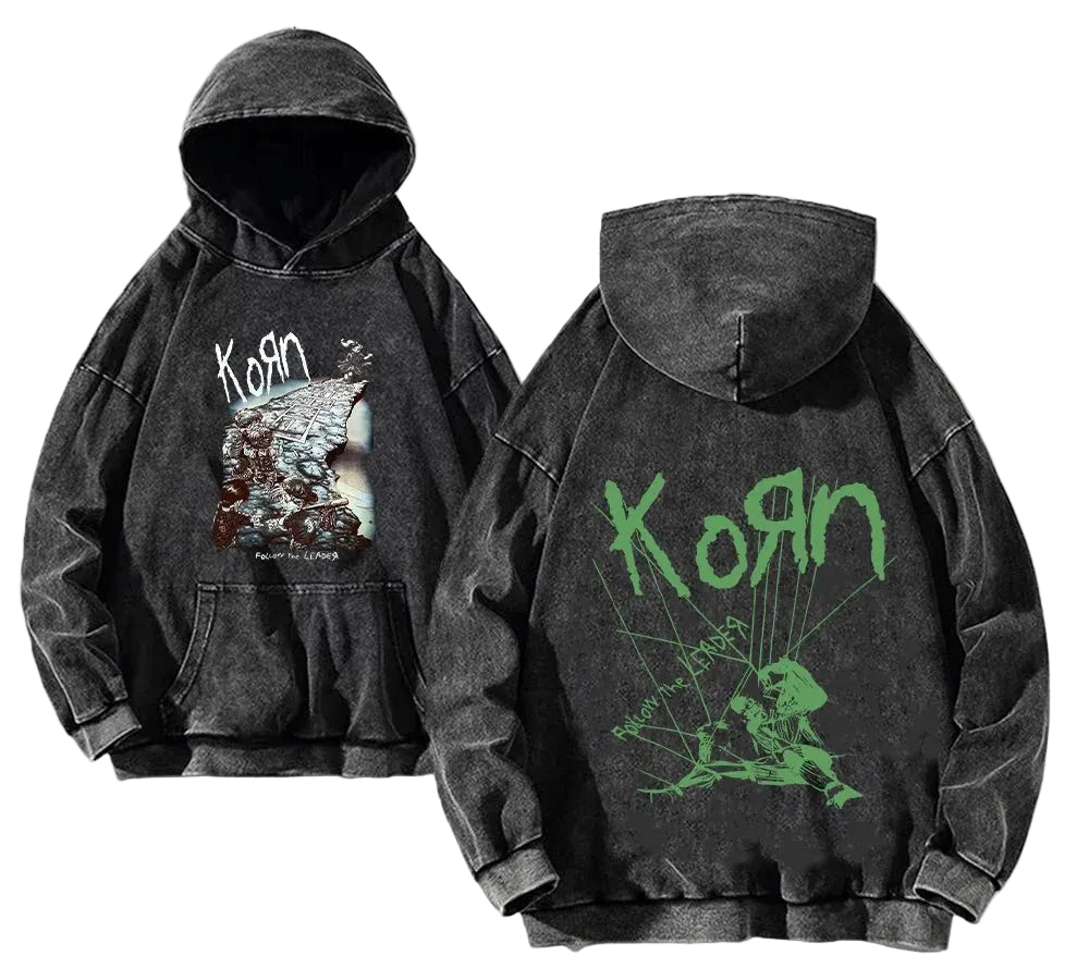 Oversized Gothic Graphic Hoodie With Anime-Inspired Urban Aesthetic