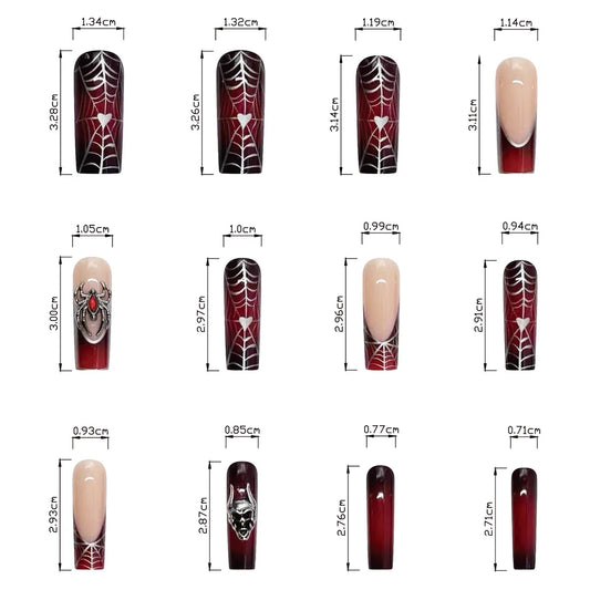 Gothic Cathedral Inspired Press On Nails with Ornate Alternative Artwork