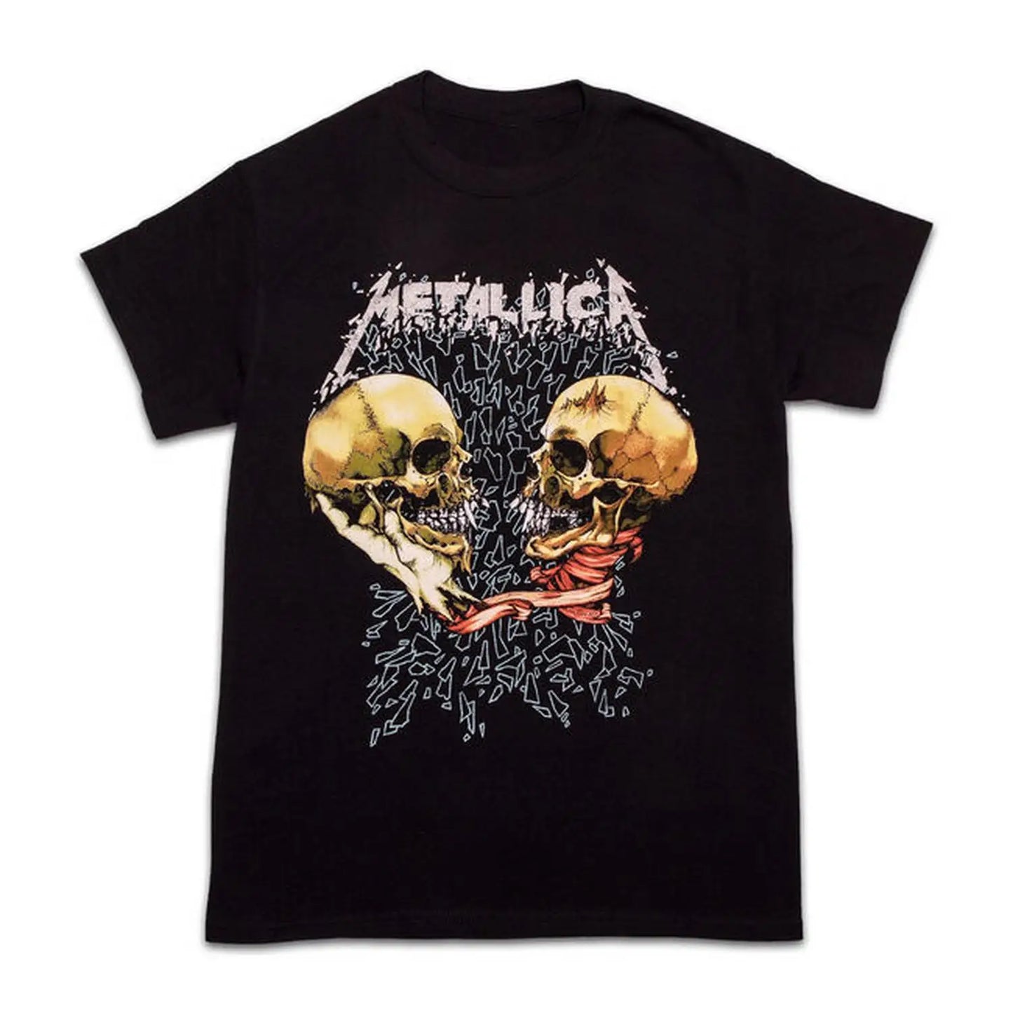 Vintage Skull Graphic Cotton T-Shirt with Distressed Streetwear Artwork Design