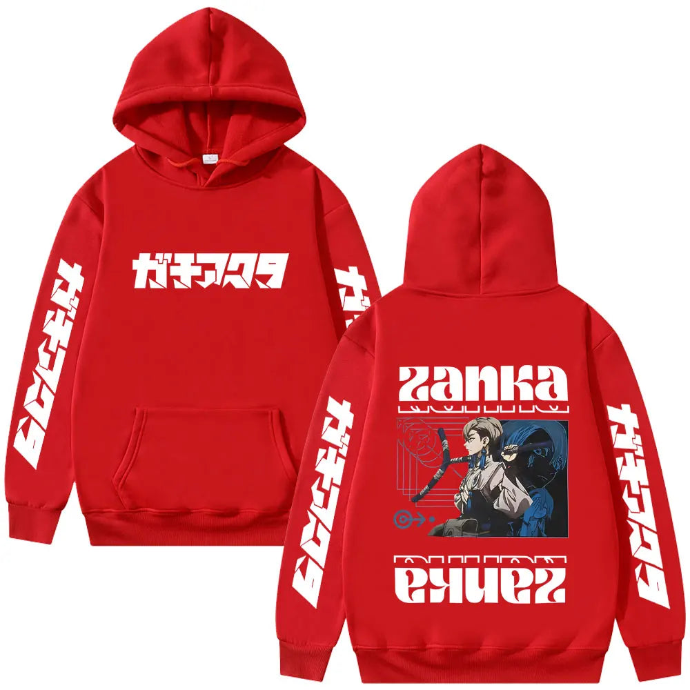 Anime Manga Streetwear Hoodie With Retro Graphic Panel Artwork Design