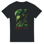 Neon Rae Cyborg Warrior T-Shirt: Sci-Fi Cyberpunk Apparel