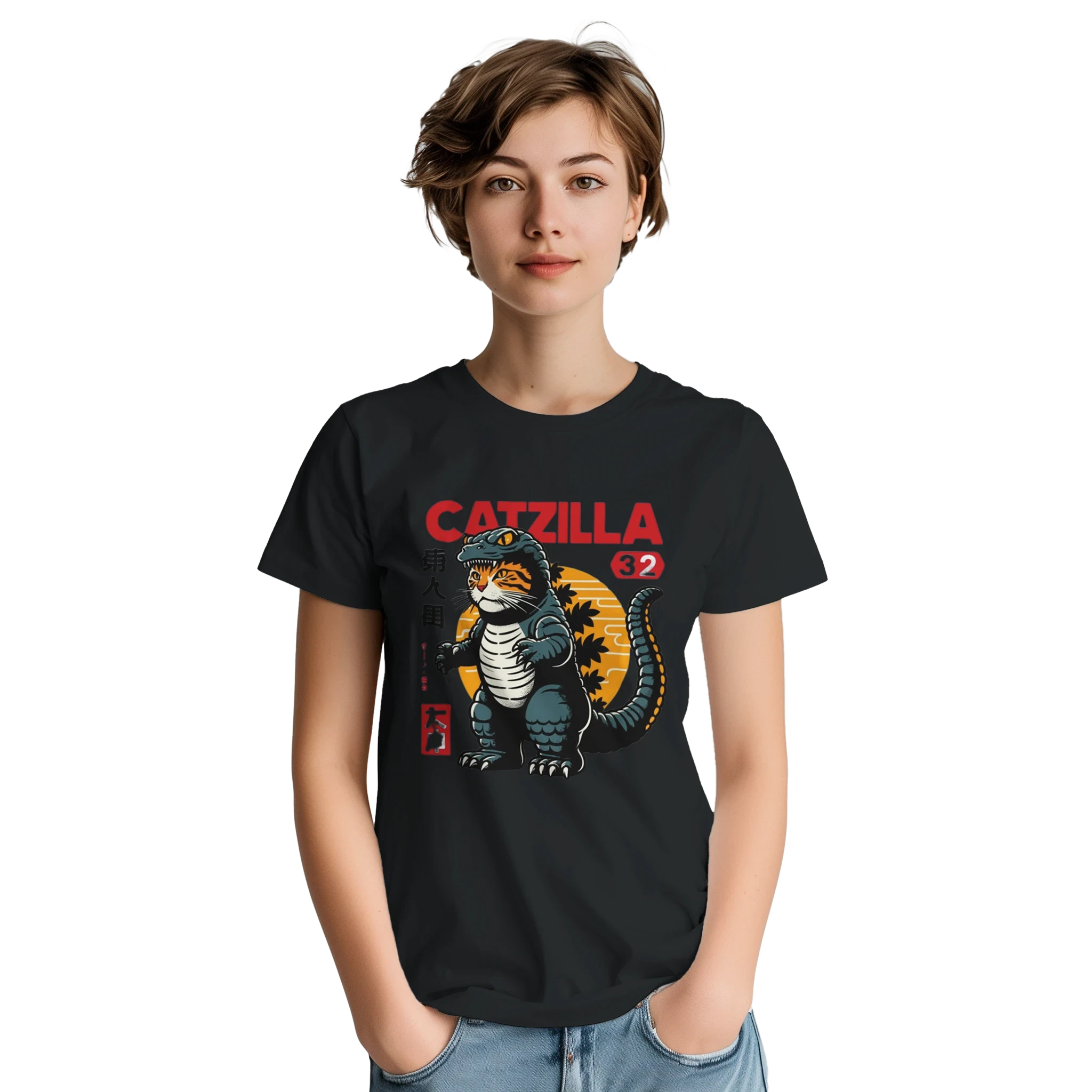 Catzilla Costume - T-Shirt - Kaiju Cat Streetwear