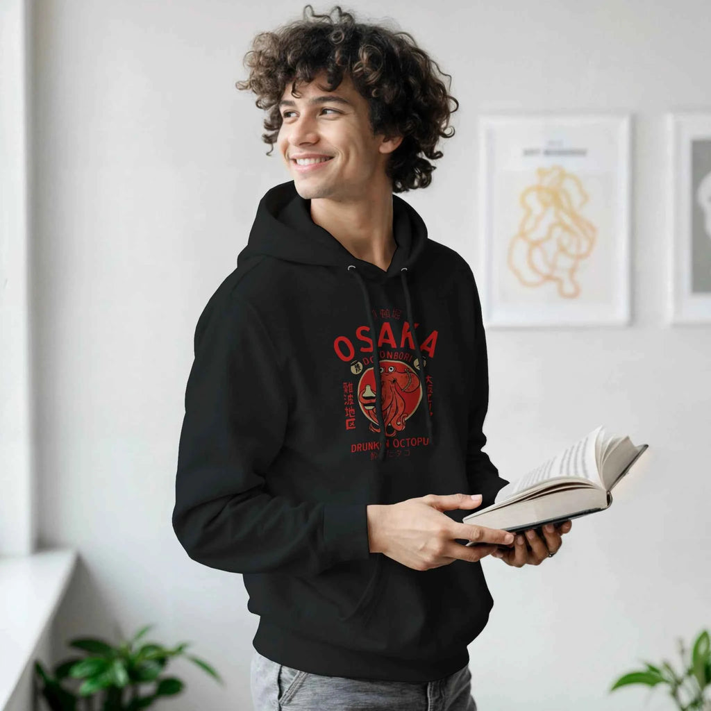 Osaka Drunken Octopus Hoodie - Tokyo Nights Energy
