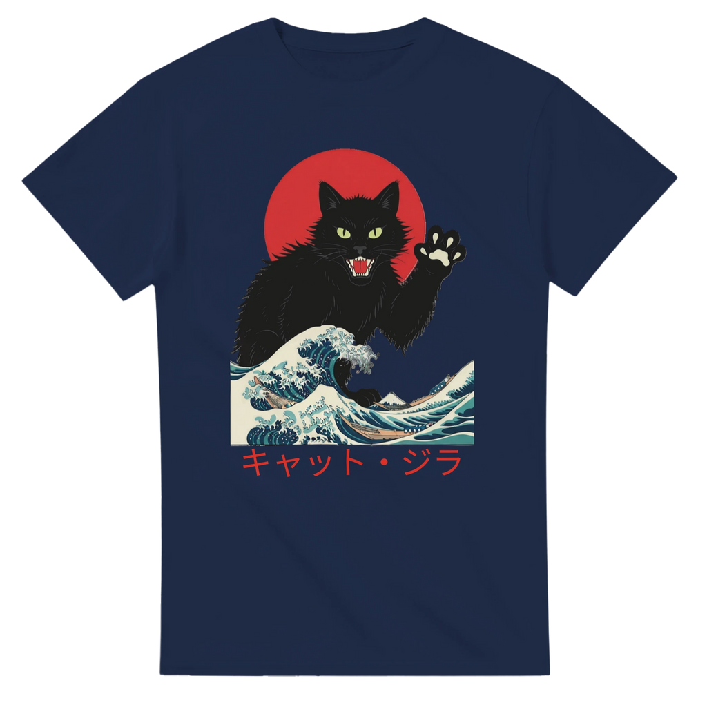 Catzilla Wave T-Shirt – Kaiju Cat Streetwear