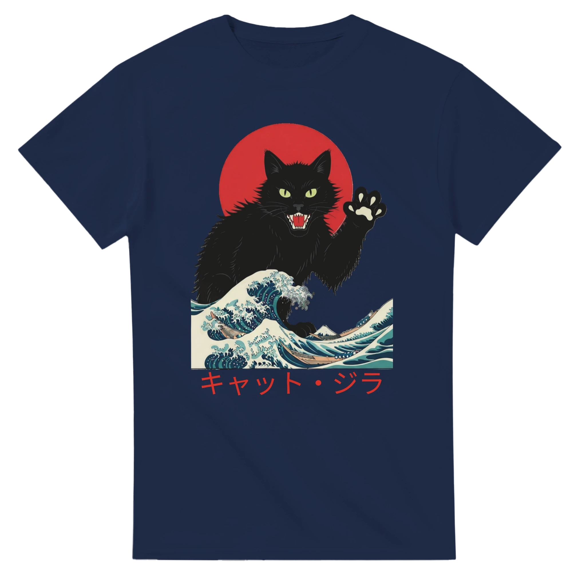 Catzilla Wave T-Shirt – Kaiju Cat Streetwear