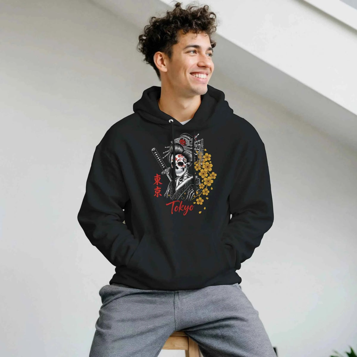 Kyoko the Fierce Samurai Warrior Hoodie — Beauty. Power. Deathless.