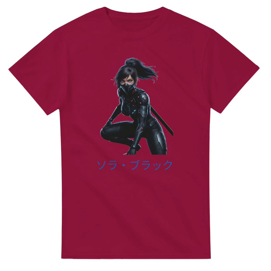 Sora Black T-Shirt - Cyber Samurai Streetwear