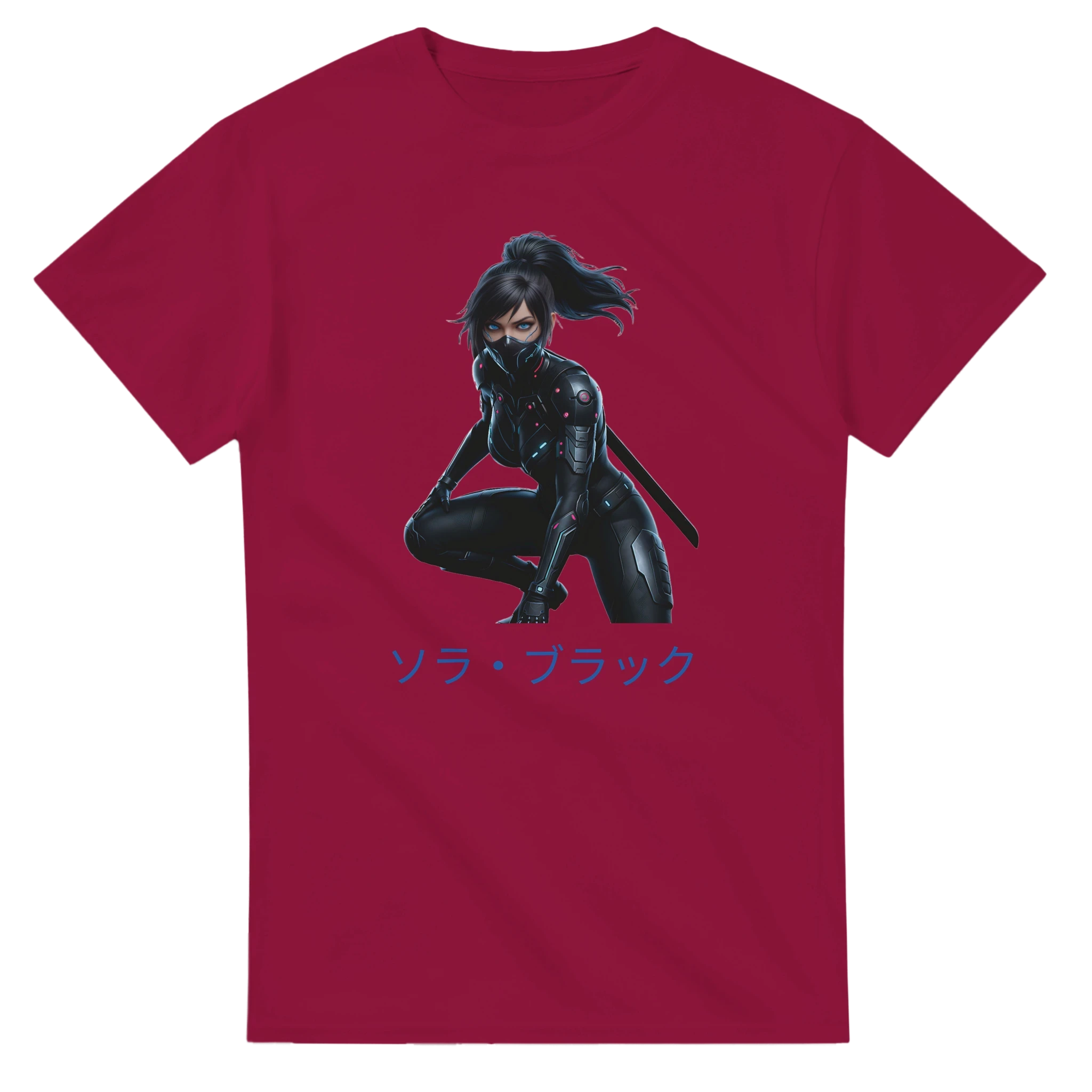 Sora Black T-Shirt - Cyber Samurai Streetwear