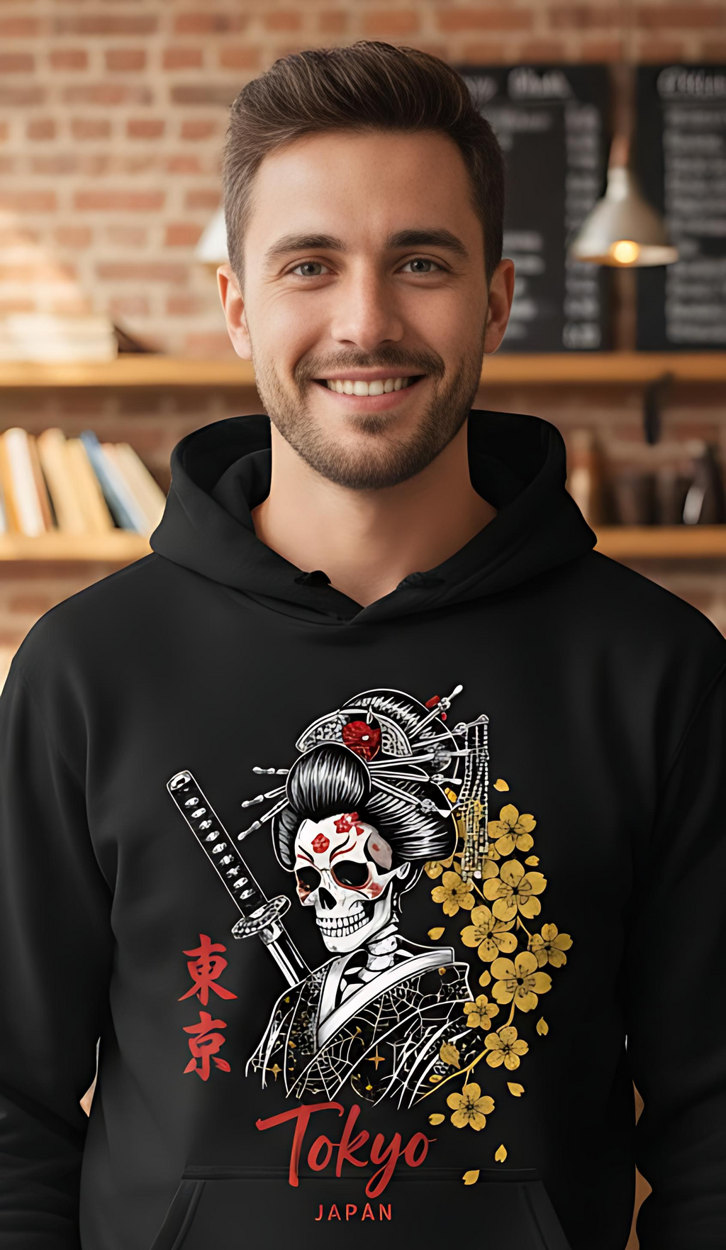 Kyoko the Fierce Samurai Warrior Hoodie — Beauty. Power. Deathless.