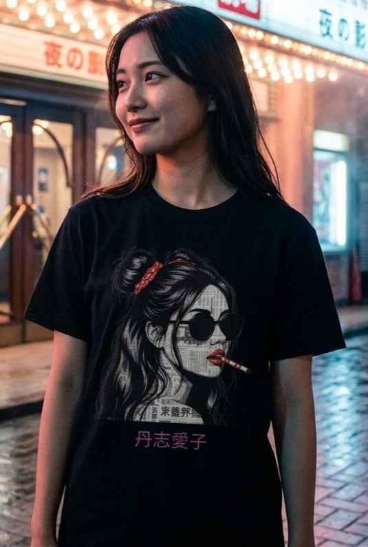 Aiku Tanshi T-Shirt - Kuro Division Streetwear