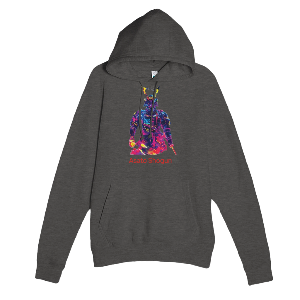 Asato Shogun Hoodie - Neon Samurai Streetwear