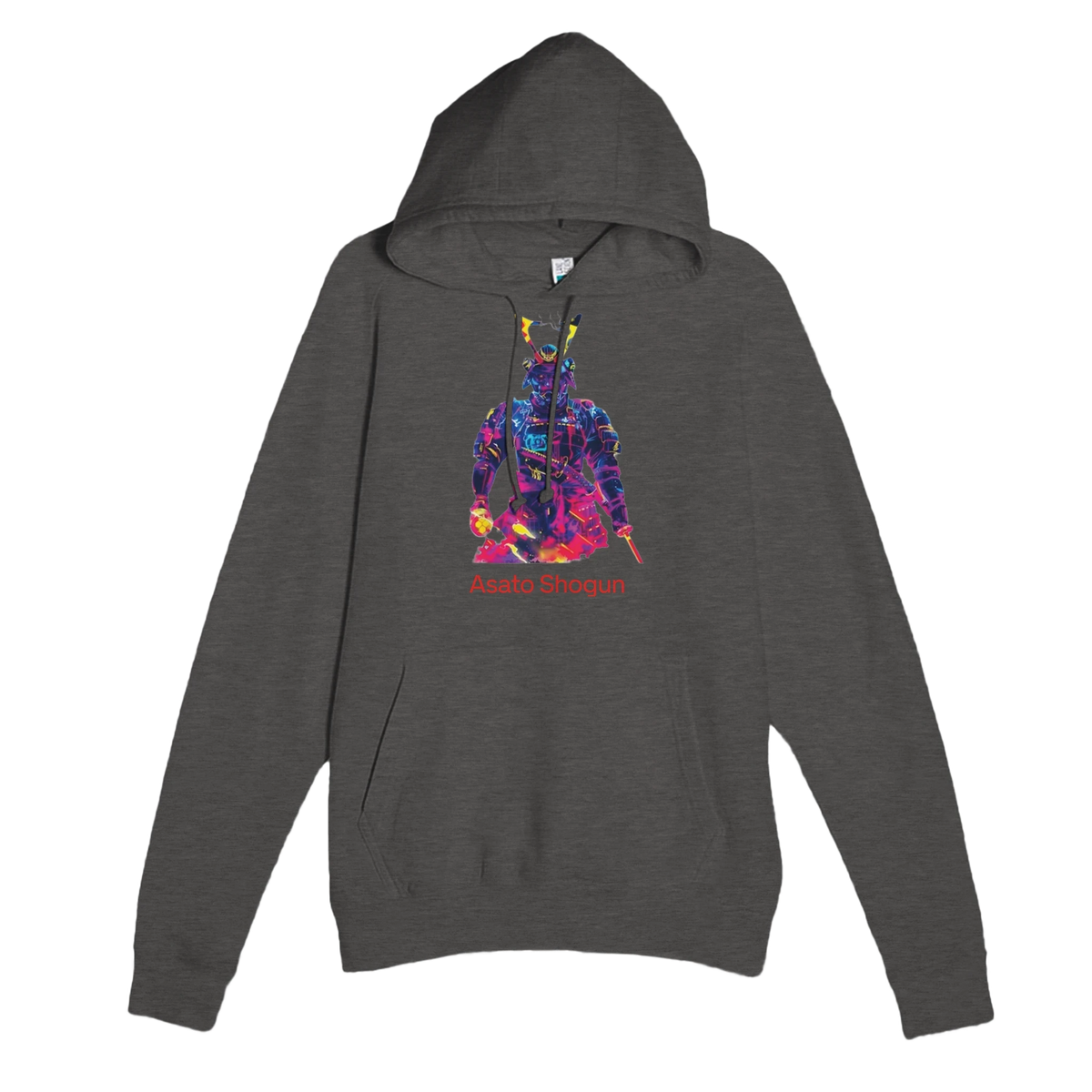 Asato Shogun Hoodie - Neon Samurai Streetwear