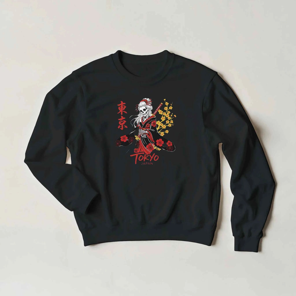 Akira the Tokyo Reaper Crewneck — Beauty in the Shadows