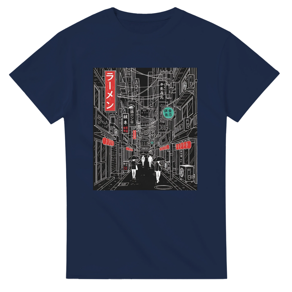 Tokyo Dark Schematic T-Shirt – Minimalist Urban Streetwear