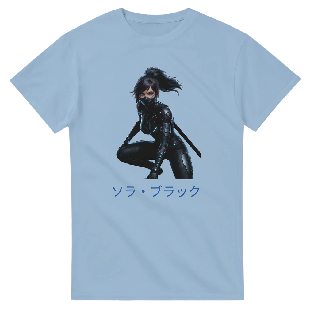 Sora Black T-Shirt - Cyber Samurai Streetwear