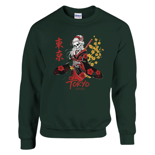 Akira the Tokyo Reaper Crewneck — Beauty in the Shadows