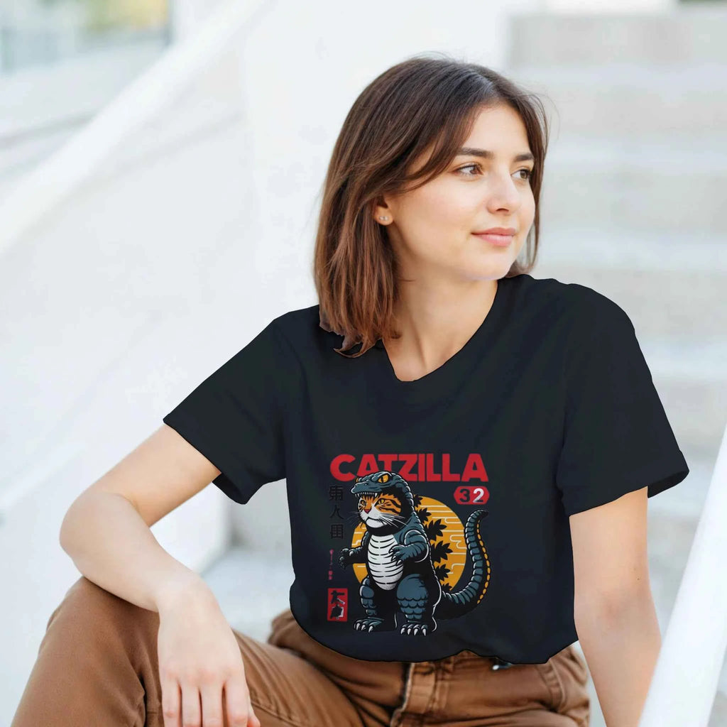 Catzilla Costume - T-Shirt - Kaiju Cat Streetwear