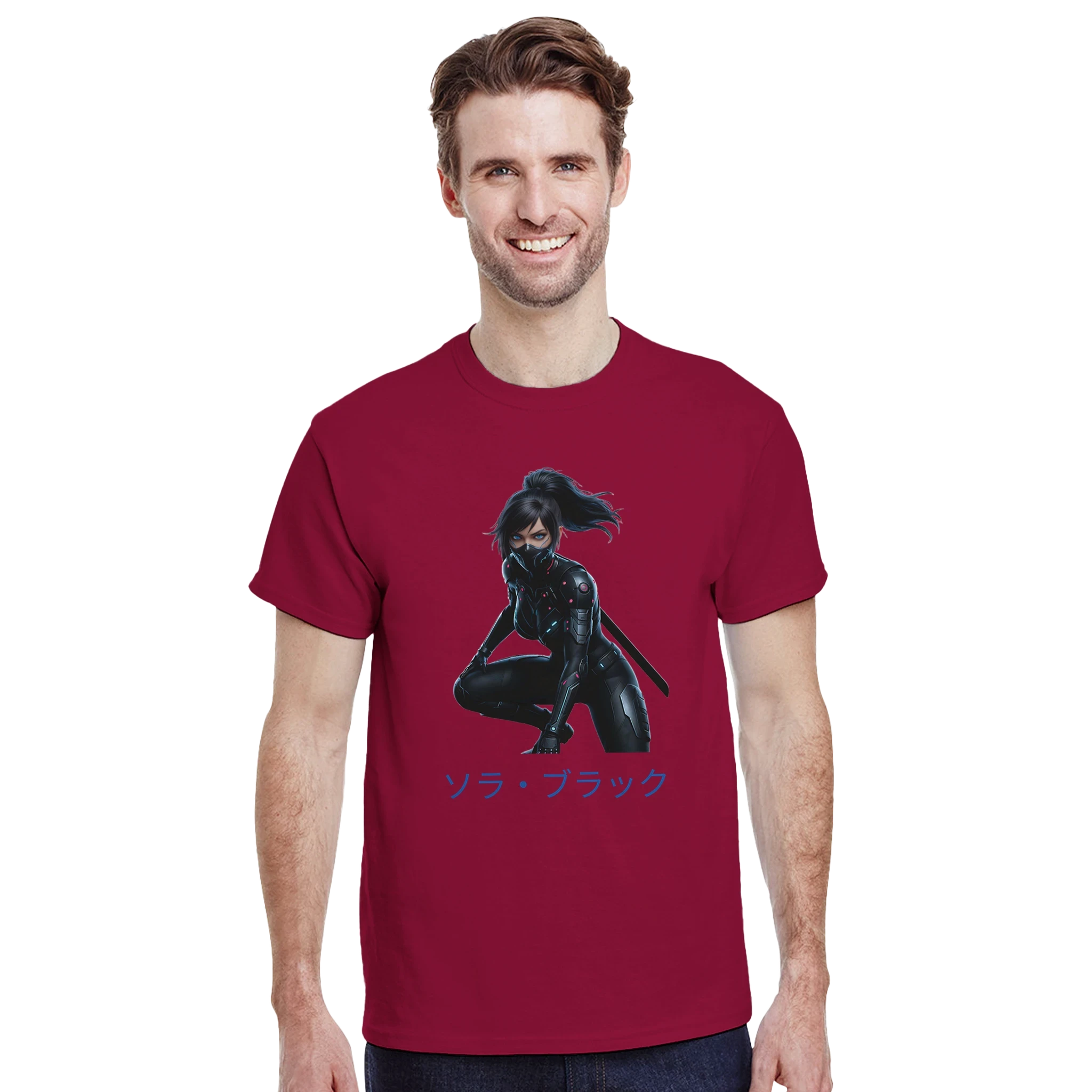 Sora Black T-Shirt - Cyber Samurai Streetwear