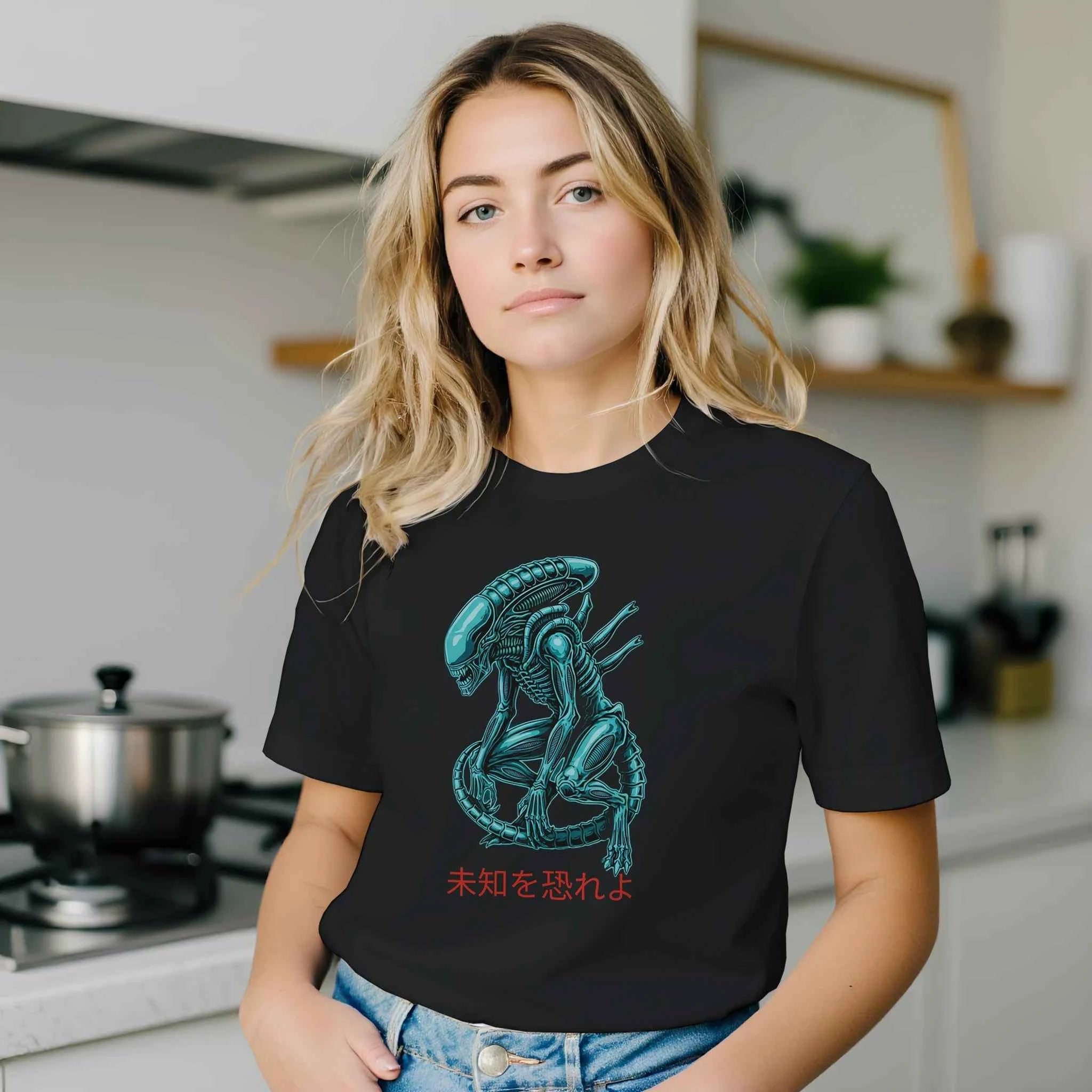 Alien Xeno Tee — Dark Streetwear Edition