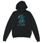Alien Hoodie - "Your Time Is Short" Written in Japanese.  Threatening Monster Graphic