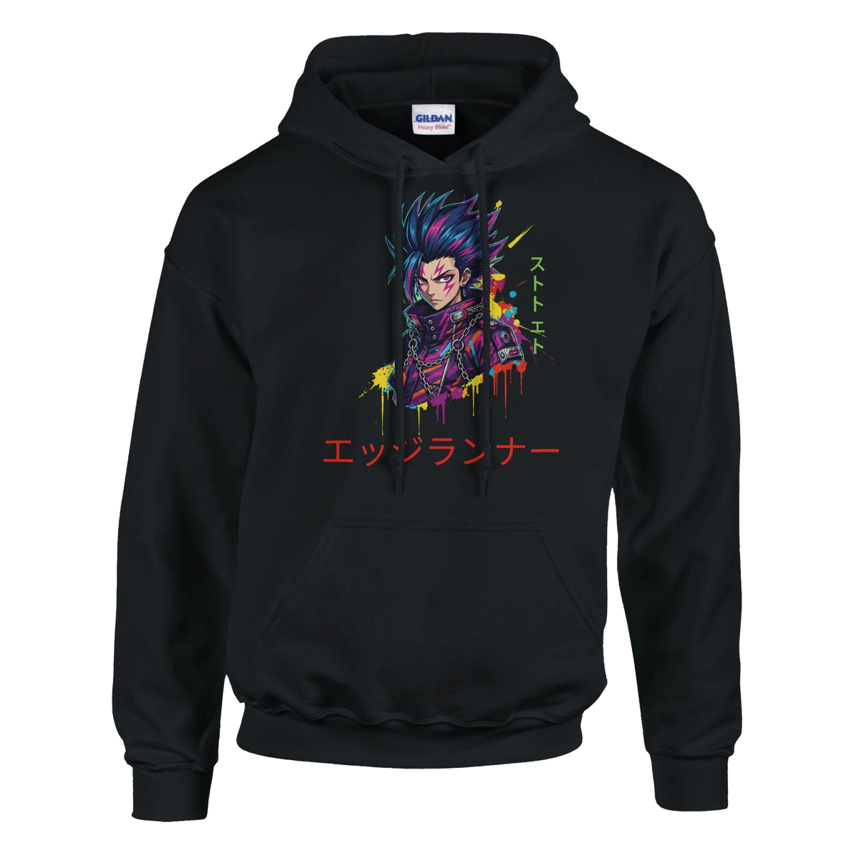 CyberPunk Edgerunner - Hoodie   Neon Anime Streetwear