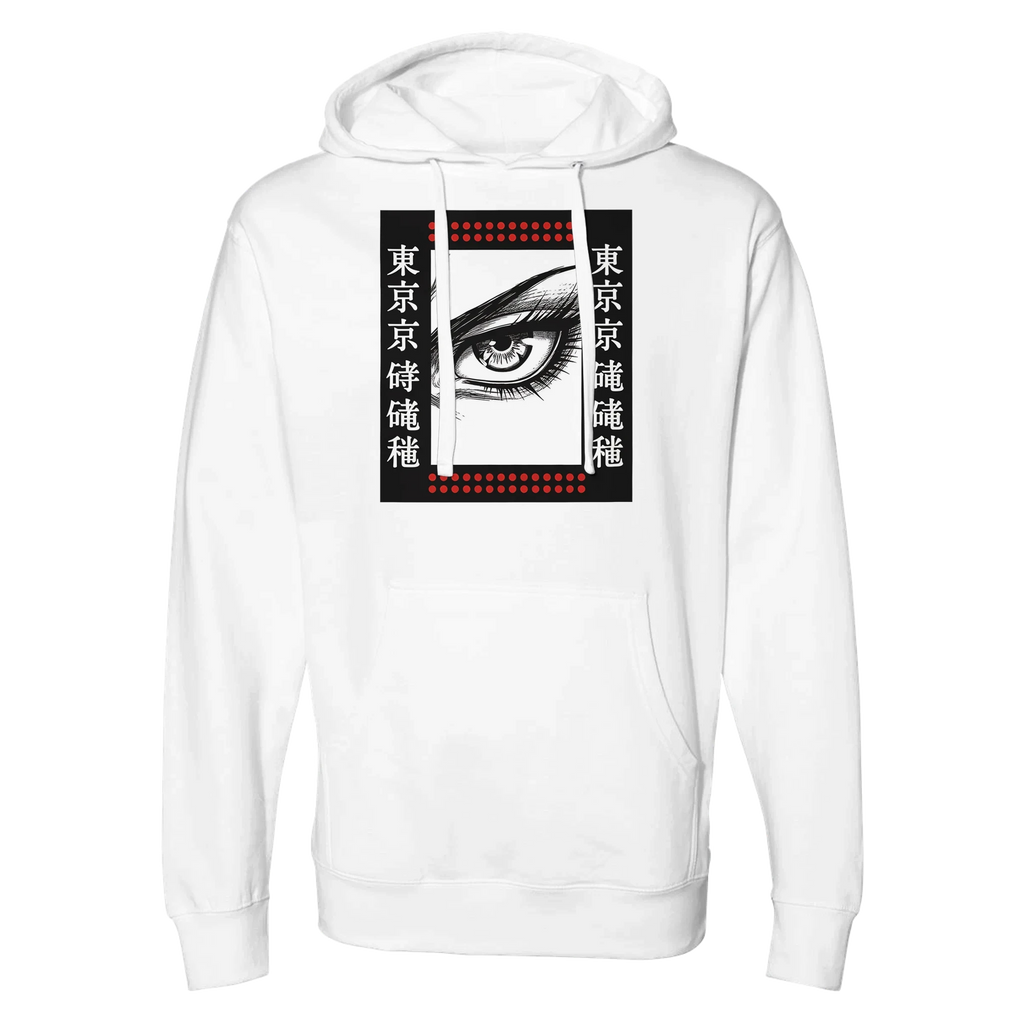 Tokyo Samurai Eye Hoodie — Streetwear with Focus