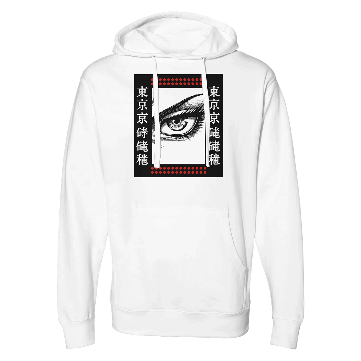 Tokyo Samurai Eye Hoodie — Streetwear with Focus