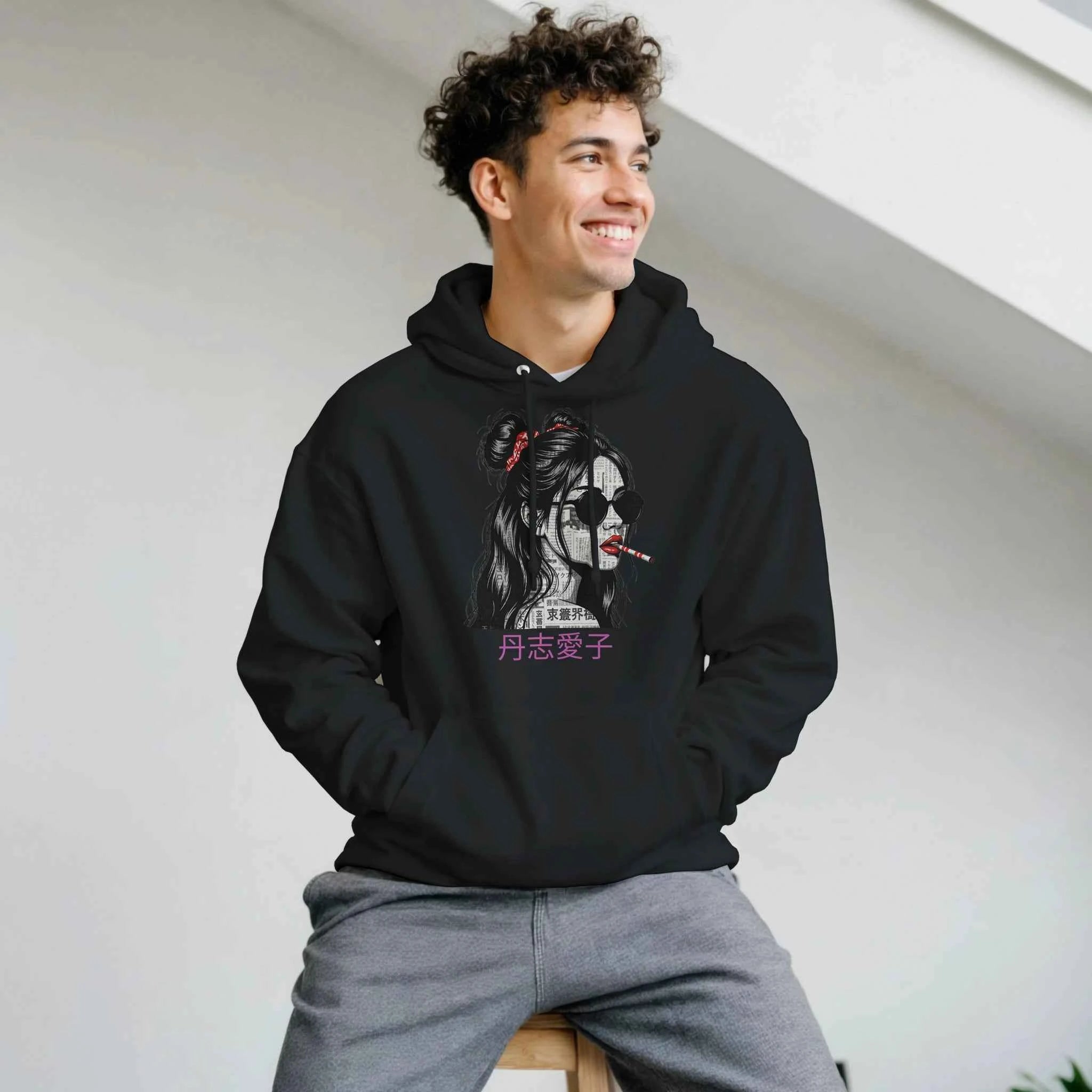 Aiku Tanshi Hoodie – Kuro Division Streetwear