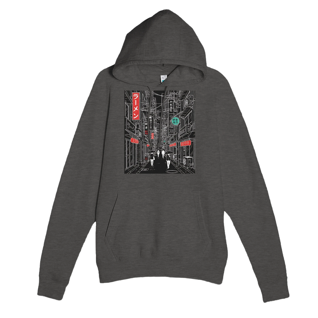 Tokyo Dark Schematic Hoodie – Minimalist Urban Streetwear