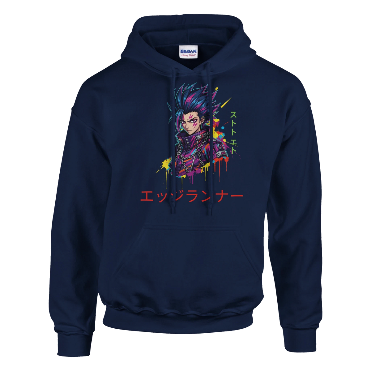 CyberPunk Edgerunner - Hoodie   Neon Anime Streetwear
