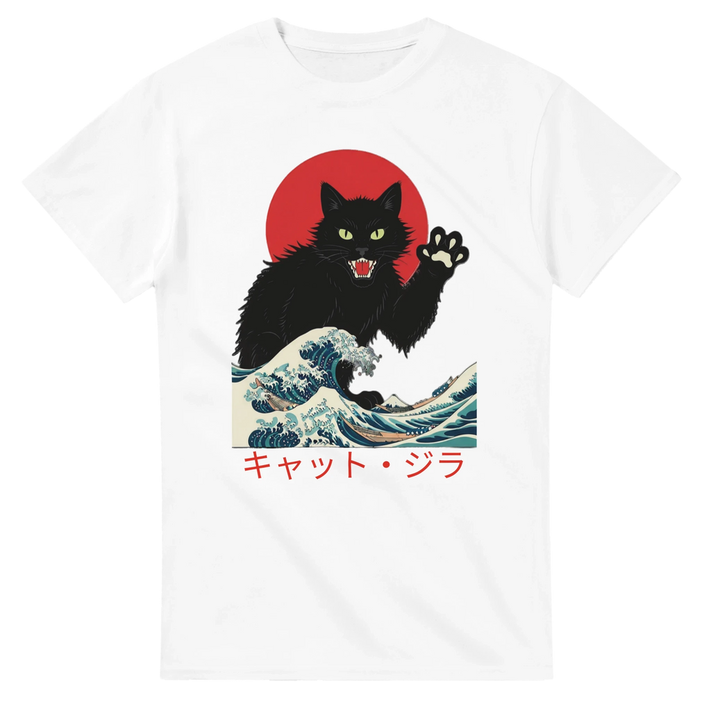 Catzilla Wave T-Shirt – Kaiju Cat Streetwear