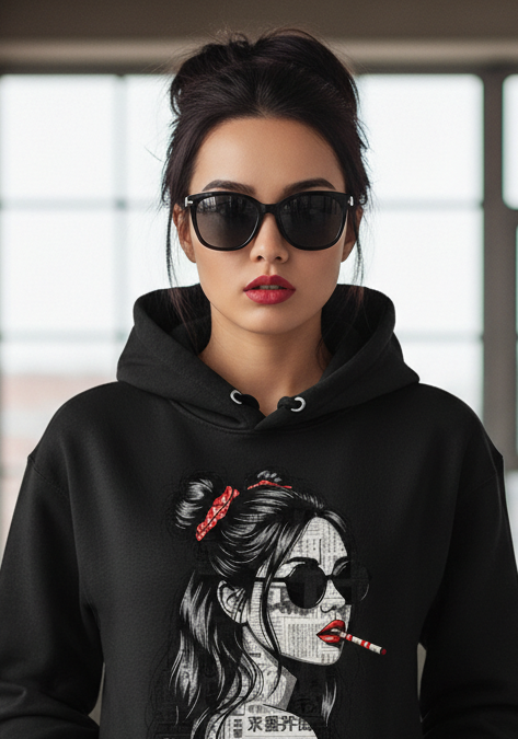Aiku Tanshi Hoodie – Kuro Division Streetwear