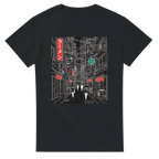 Tokyo Dark Schematic T-Shirt – Minimalist Urban Streetwear