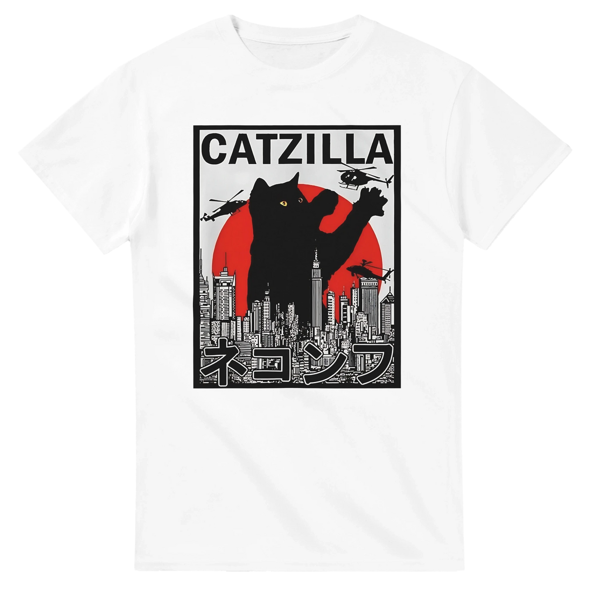 CatZilla City Attack T-Shirt – Urban Kaiju Streetwear