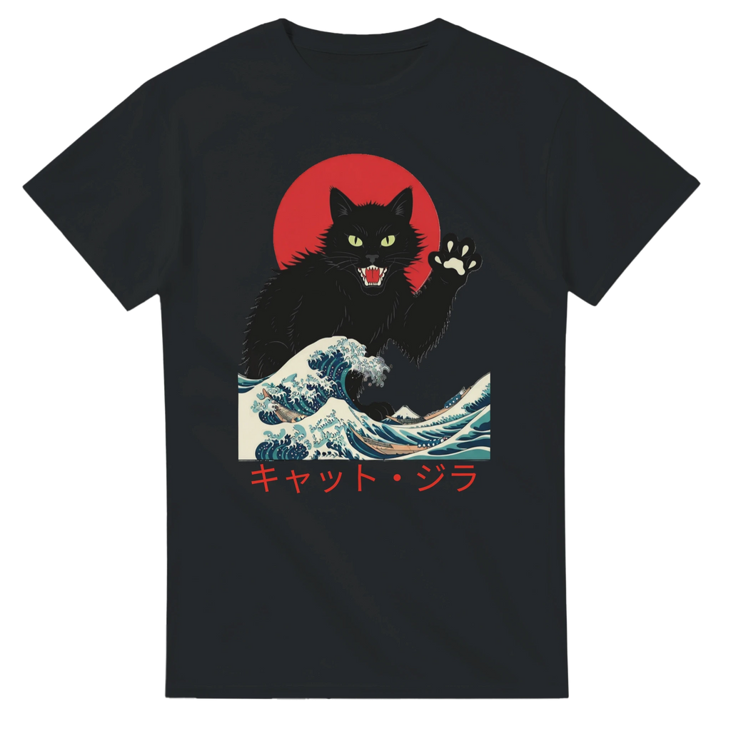 Catzilla Wave T-Shirt – Kaiju Cat Streetwear