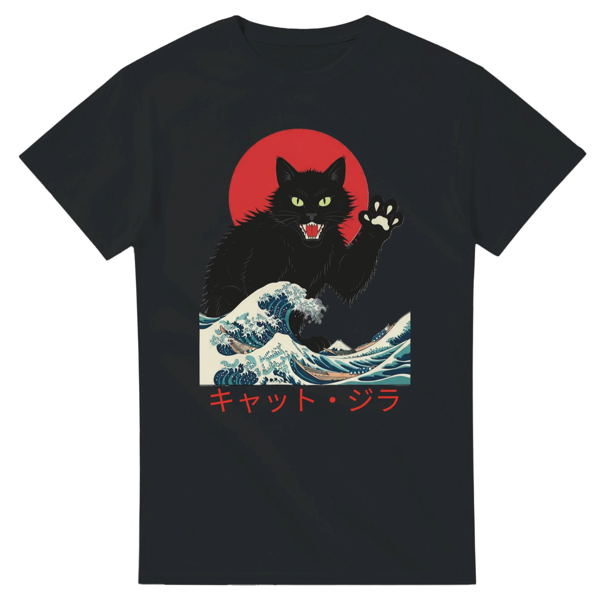 Catzilla Wave T-Shirt – Kaiju Cat Streetwear